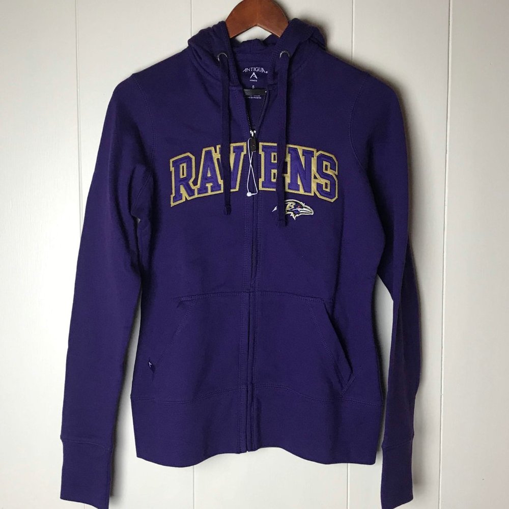 Baltimore Ravens Zip-up Hoodie Team Small